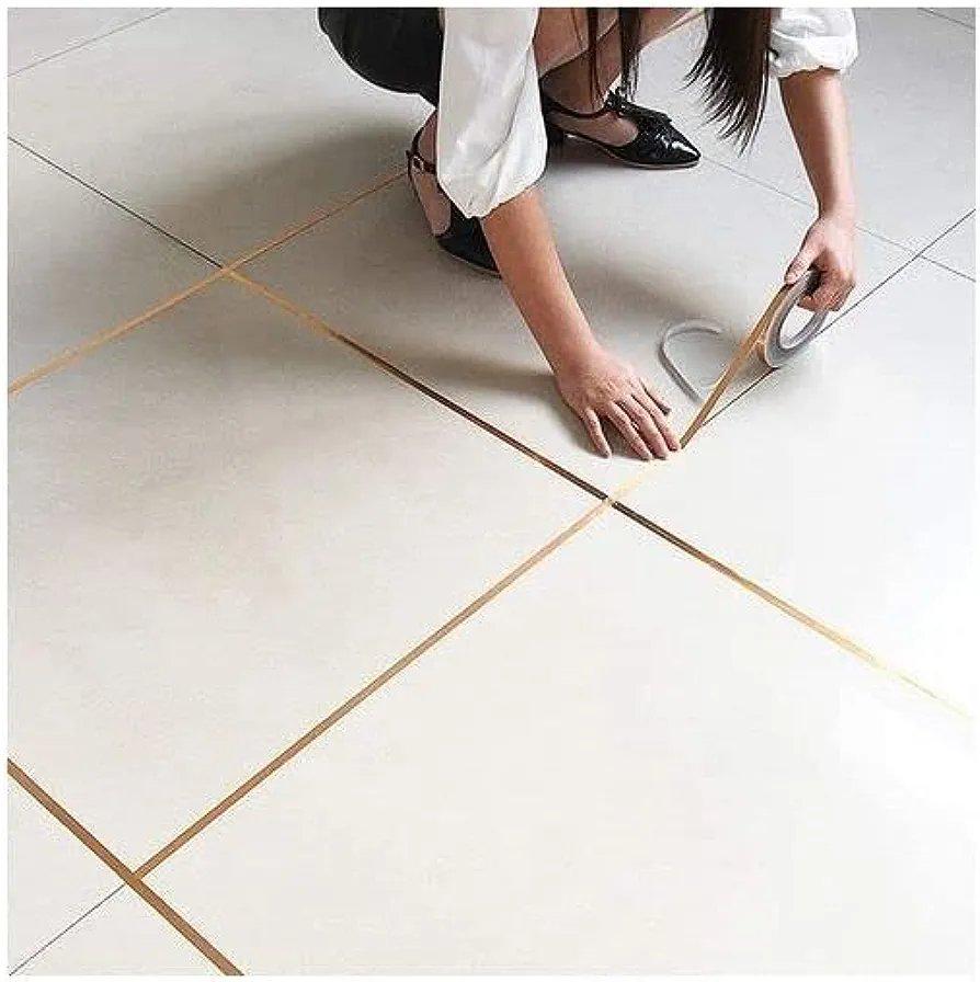 12-Pieces Tile stickers with gap sealing tape