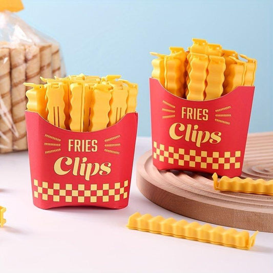 12-Pieces Fries Shape Sealing Clips