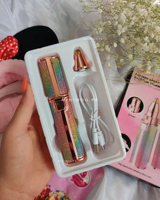 2 in 1 Eyebrow Trimmer and Shaver