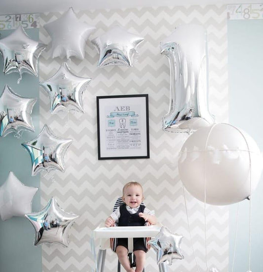 First Baby White Theme