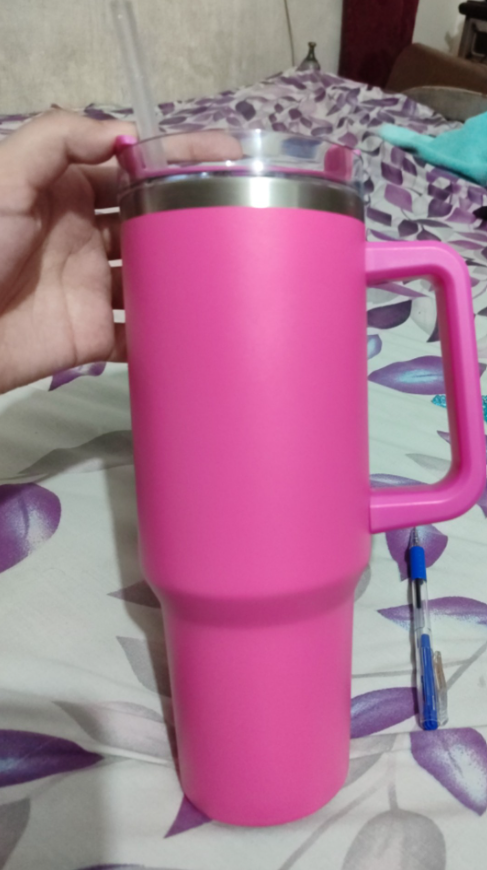 Stainless Steel Travel Milk,Juices & Water Mug With Straw