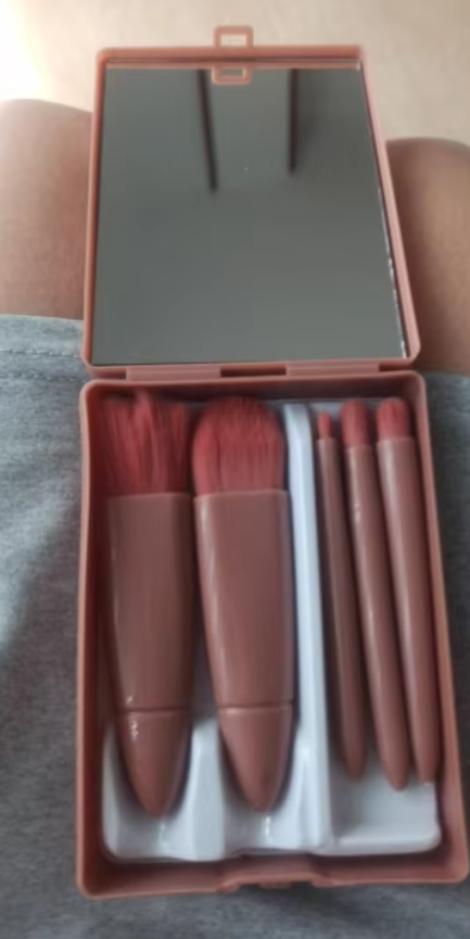 5pcs Makeup Brush With Storage Box