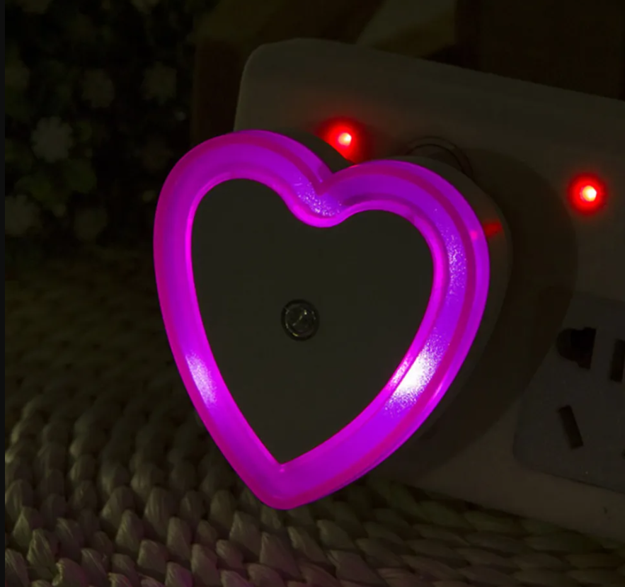 Heart Shape Sensor Led Light