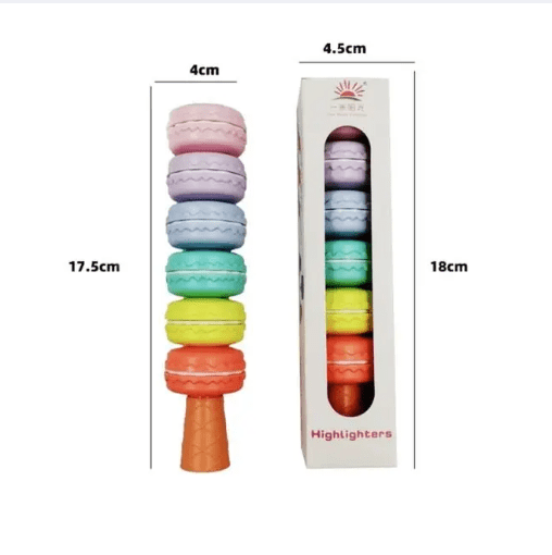 6 Colors Macaron Highlighter