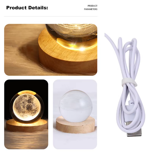 Crystal Ball LED Lamp