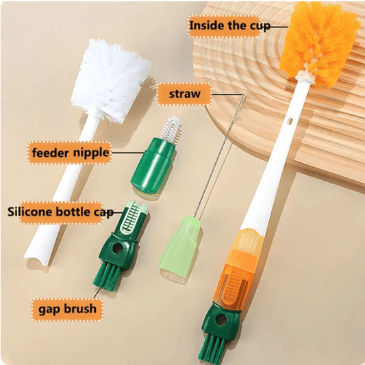 5 In 1 Bottle Cleaning Brush