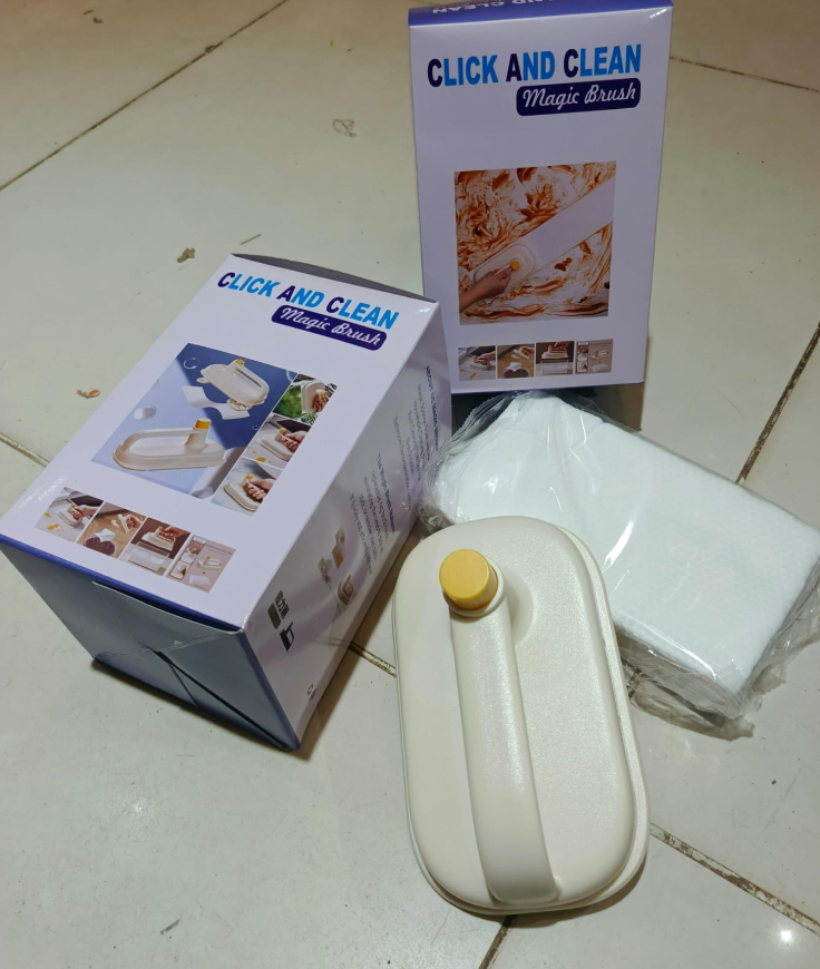 Disposable Magic Cleaning Brush With Cloth