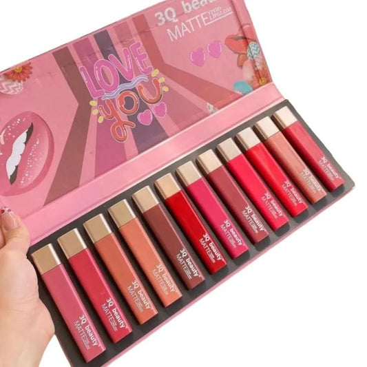 12-Pieces Matte Lip-gloss Set