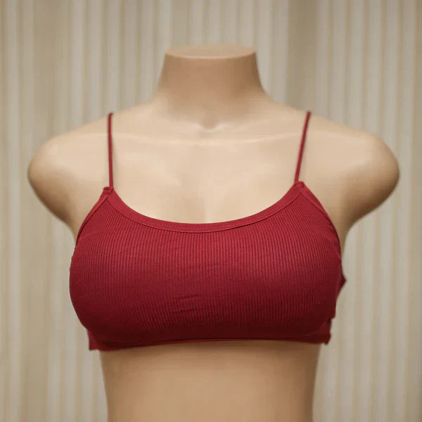 Women's Beauty Back Yoga Bra – Padded, Wireless, Stretchable with Removable Cups & Adjustable Straps