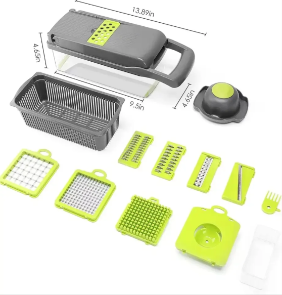 14-in-1 Multifunctional Kitchen Chopper & Slicer Set