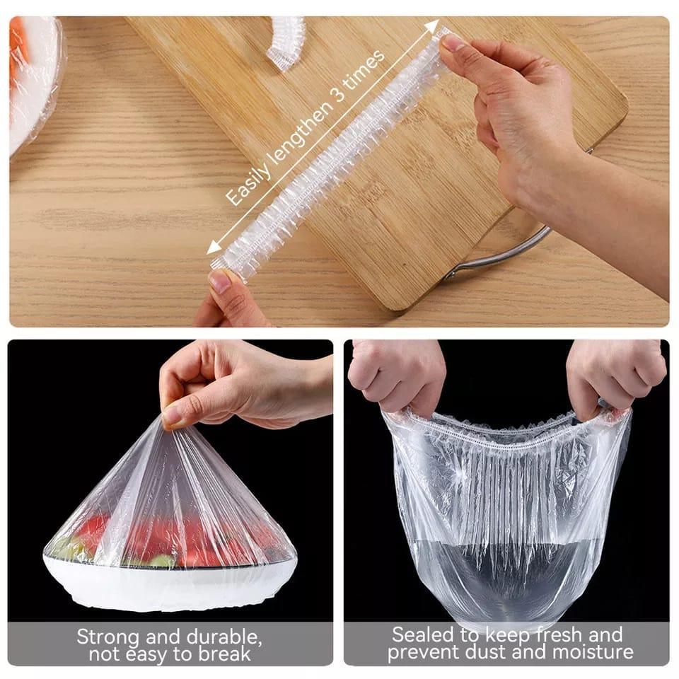 100-Pieces Reusable Plastic Covers