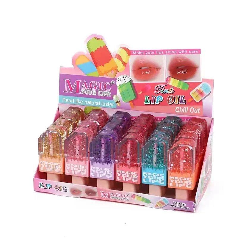 Ice cream Shape Lip Oil - 1 -Piece
