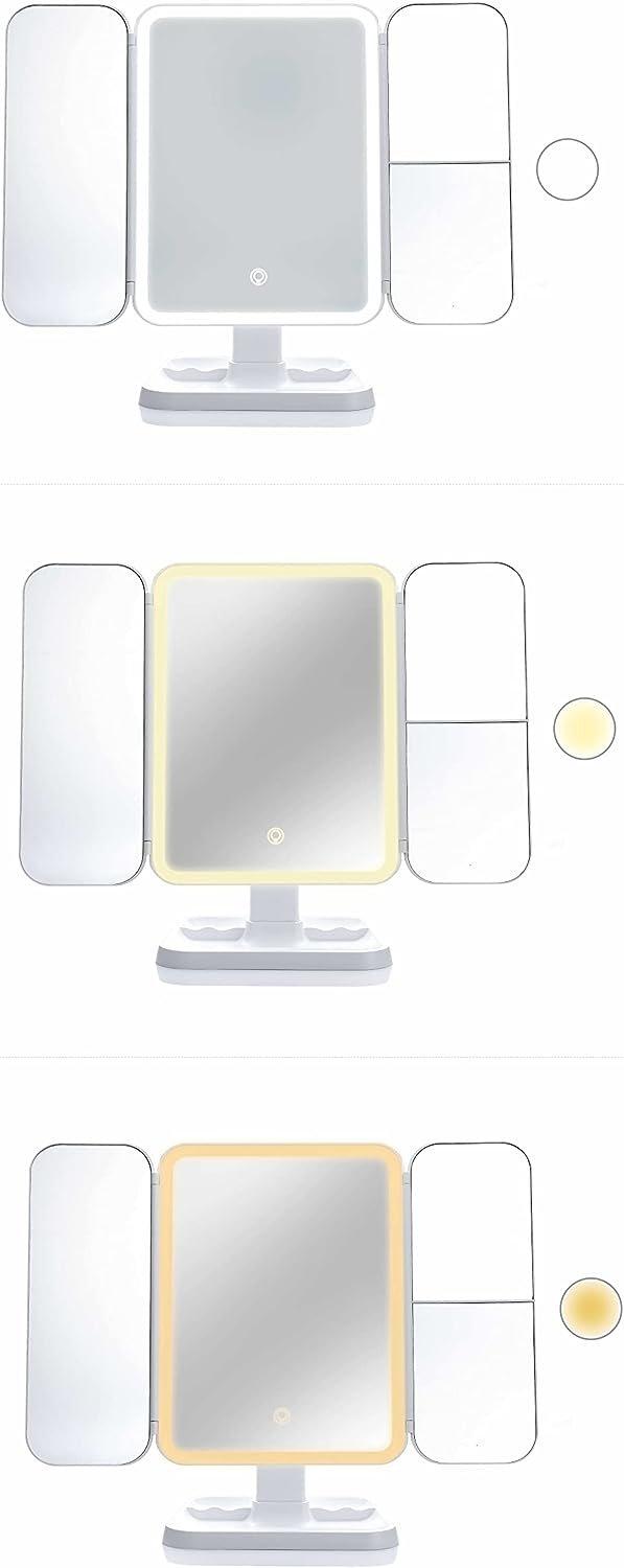LED Folding Cosmetic Mirror