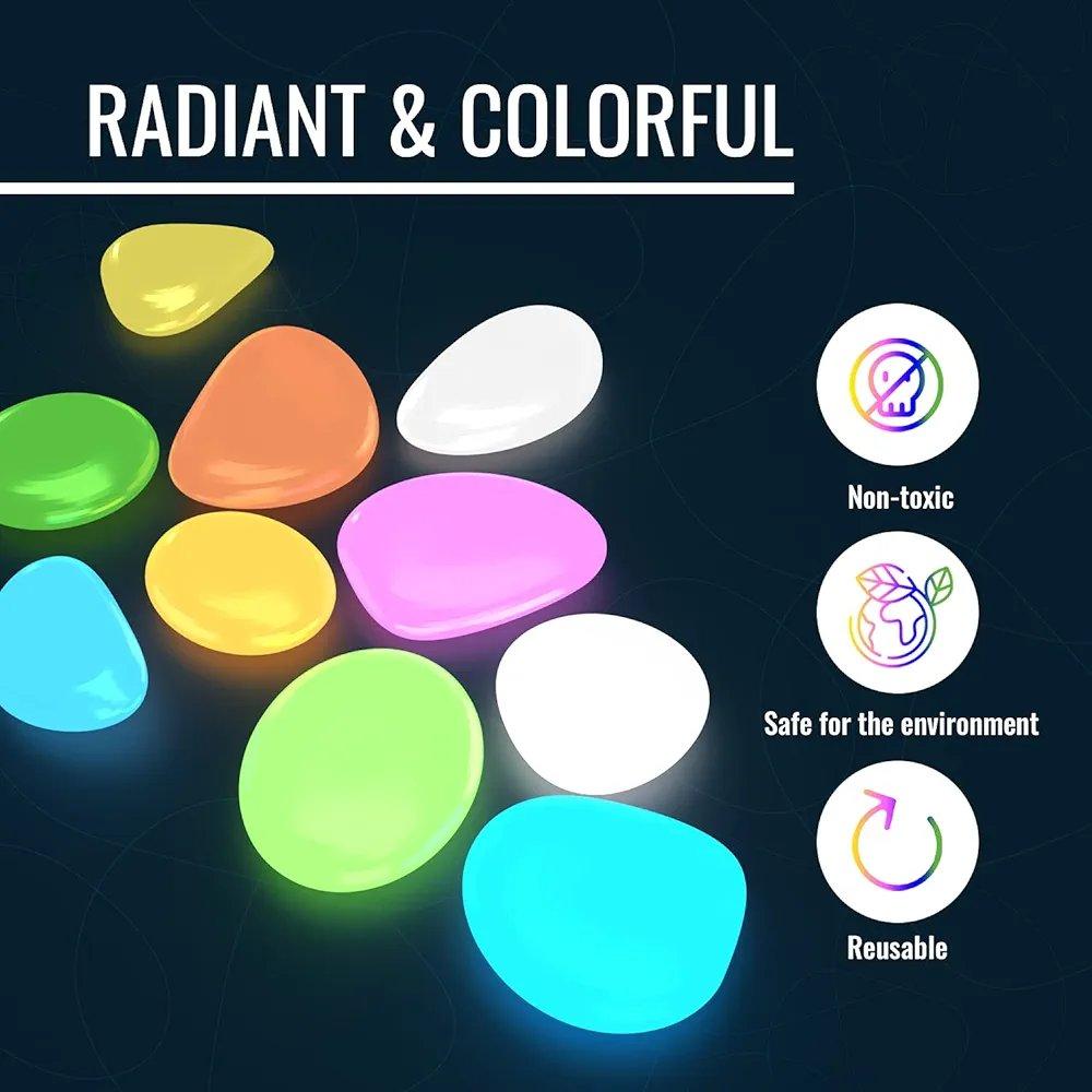 Glow in the Dark Rocks (100-Pieces)