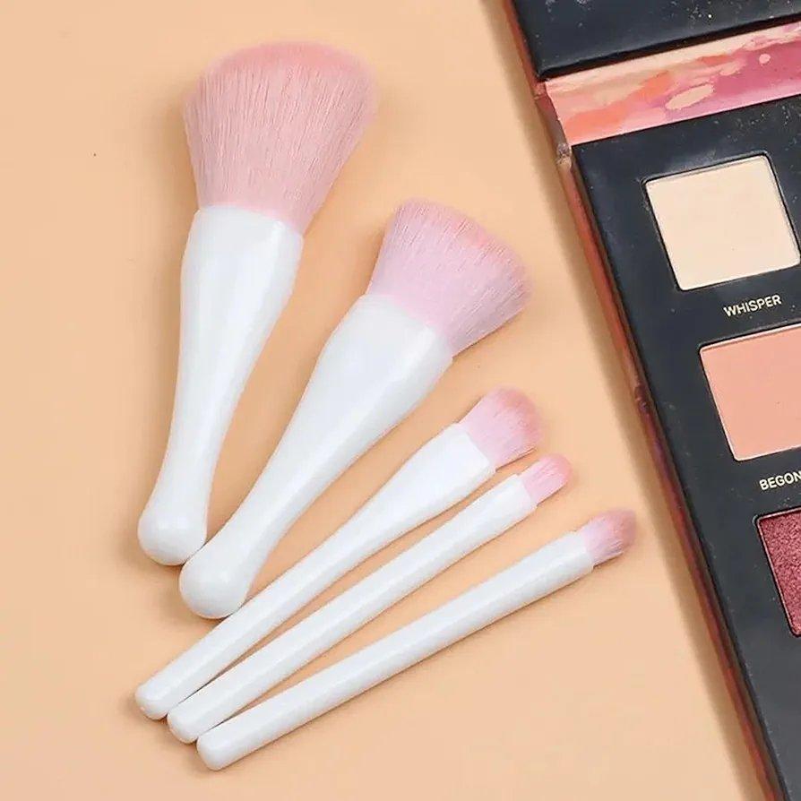 Shell Makeup Brush Set and Mirror Box