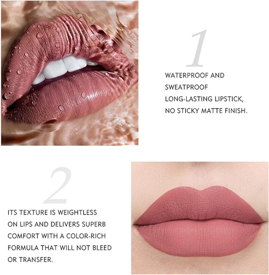 12Pcs Matte Lipgloss Set