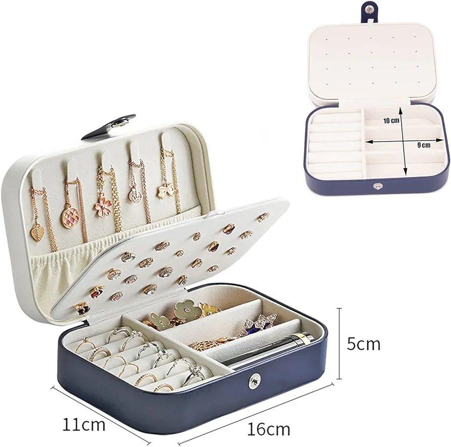 Faux Leather Jewelry Organizer