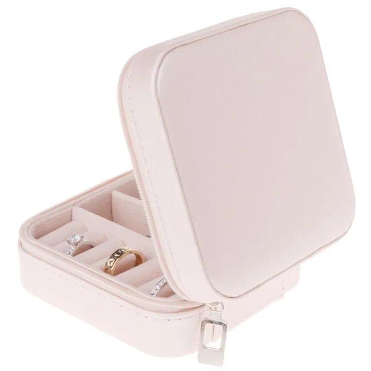 Mini Faux Leather Jewelry Box