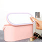 Portable Makeup Storage Box With Led Mirror