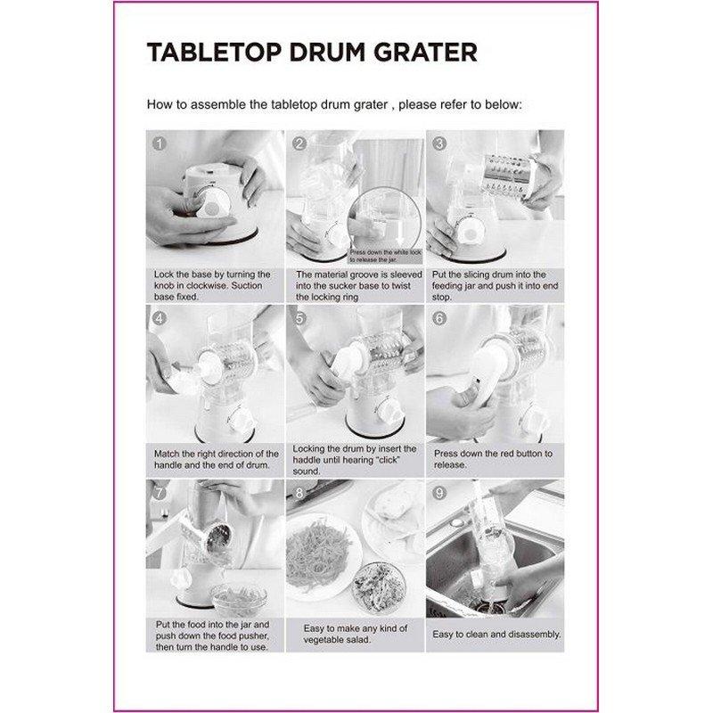 Rotating Cheese Grater