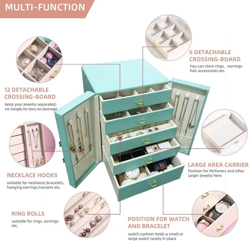 Wardrobe Style Jewelry Organizer