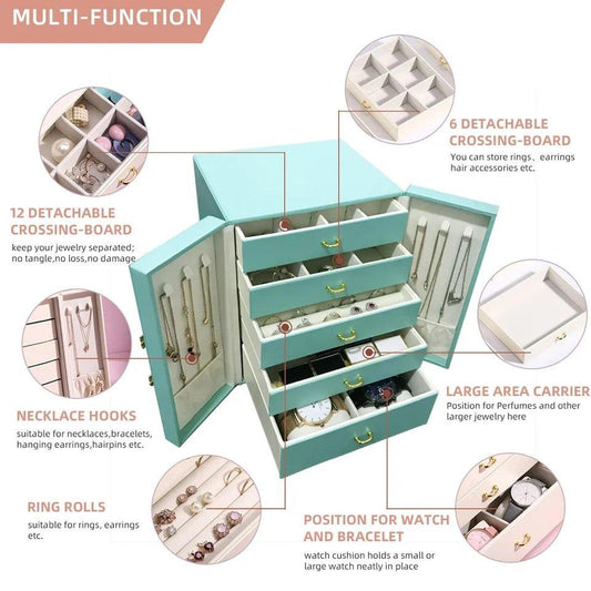 Wardrobe Style Jewelry Organizer