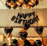 Golden And Black Birthday Package