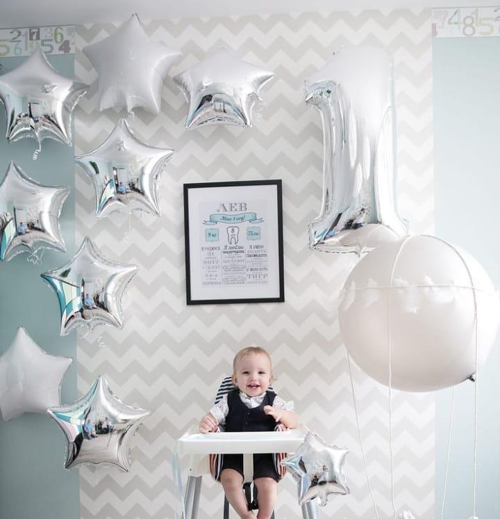 First Baby White Theme