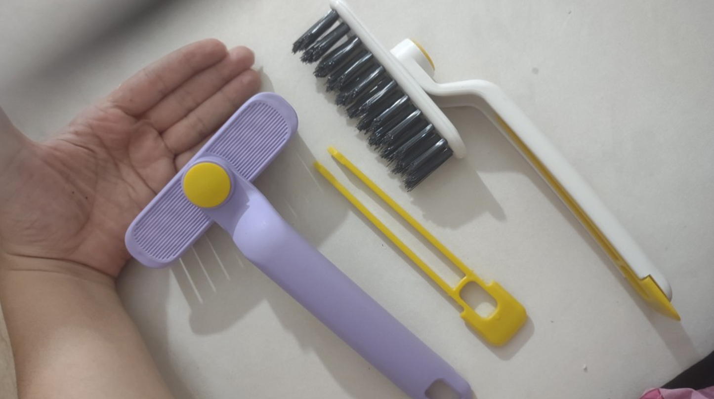 Rotating Gap Cleaning Brush