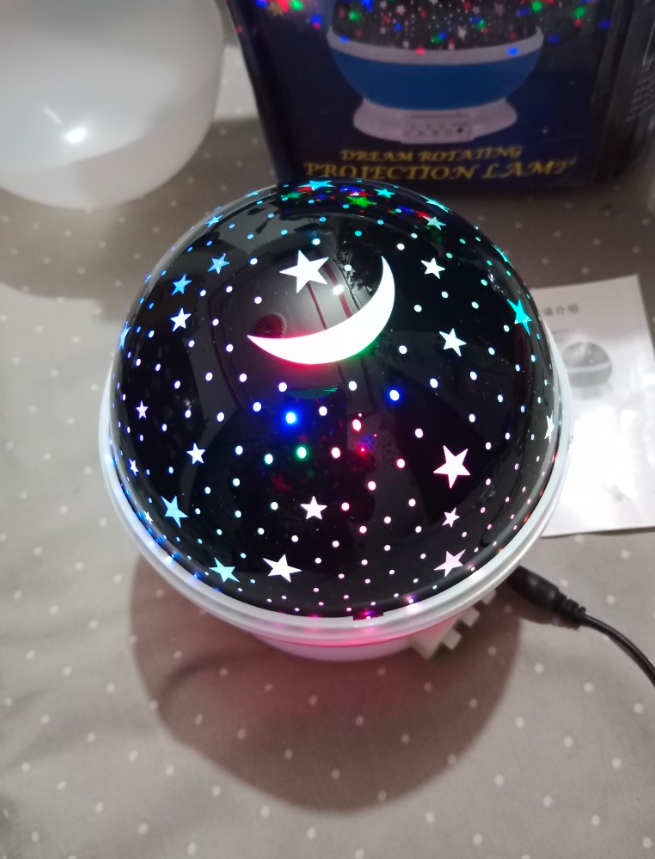 Rotating Night Projector Light