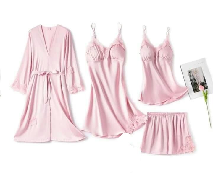 4 - Piece Bridal Nightwear