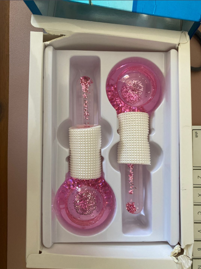 2pcs Facial Massage Ice Globes