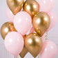 Chrome With Macron Balloons Set - Pack of 15