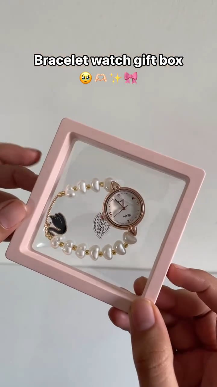 Swan Bracelet Watch With Box