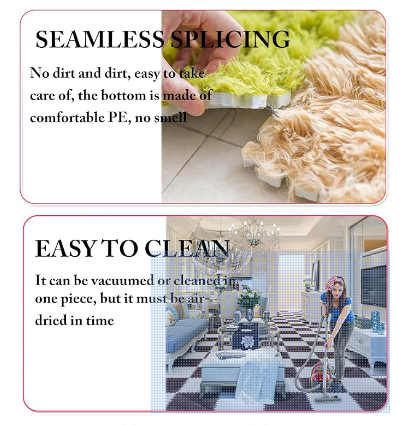 Plush Foaming Fur Mats