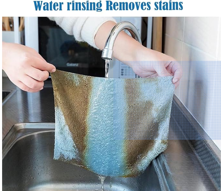 Reusable Microfibre Cleaning Clothes