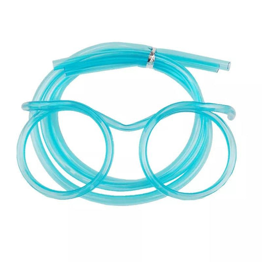 Glasses style Plastic Straw