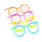 Glasses style Plastic Straw