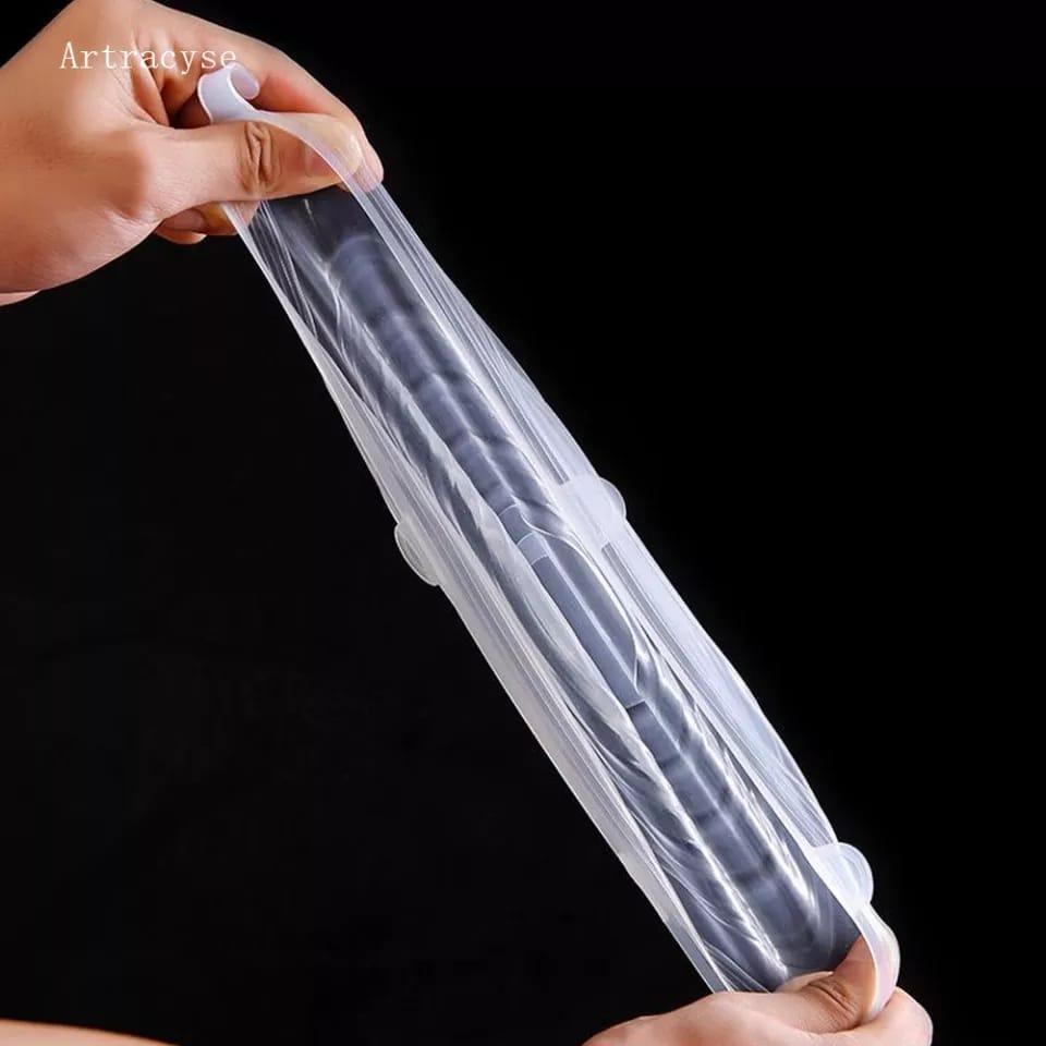 6-Pieces Transparent Food Insulation Sealing Covers