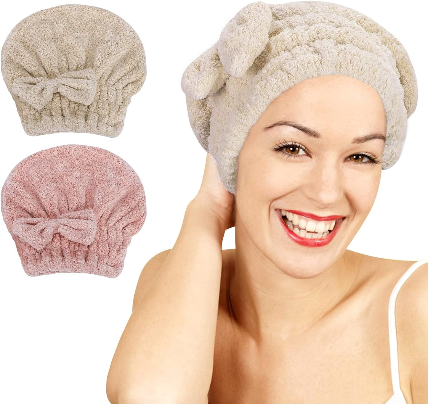 Bow Micro Fiber Hair Towel
