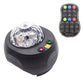 Wireless LED Projection Light Sound Control Auto Strobe Projector Lamp Bedroom Night Light (Black)