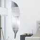 DIY Feather Plume 3D Mirror Wall Sticker for Living Room