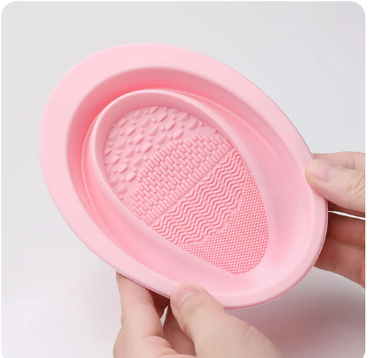 Silicone Makeup Brushes Cleaning Bowl