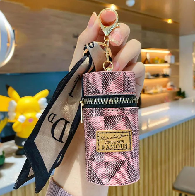 Cute Mini Bucket Keychain Pouch