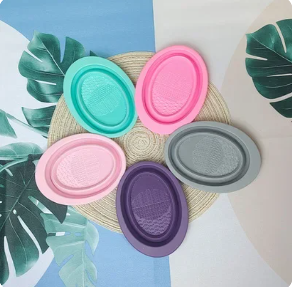 Silicone Makeup Brushes Cleaning Bowl