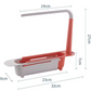 Adjustable Kitchen Sink Drainer Storage Rack