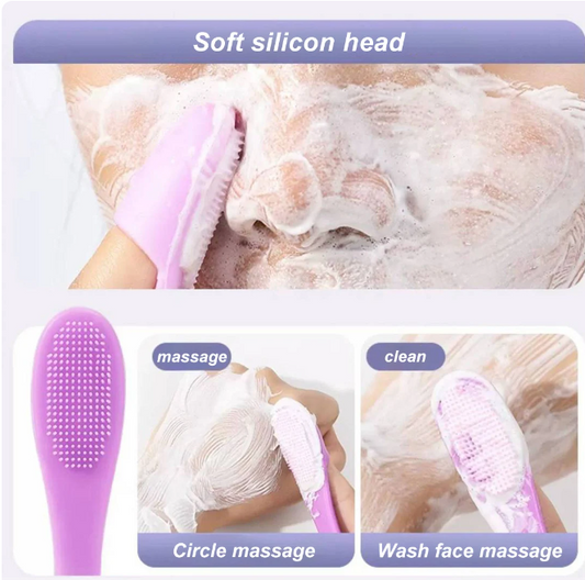 Silicone Face Finger Massager Brush