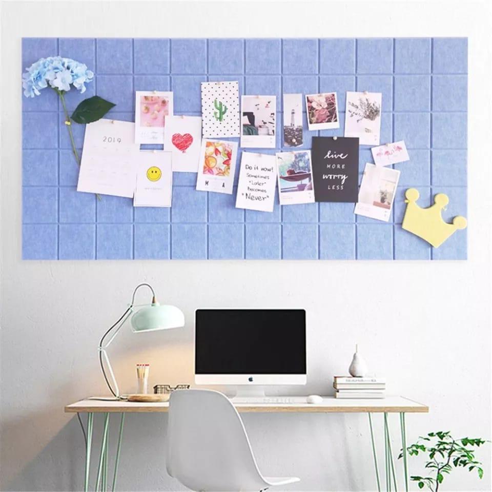 3D Self-adhesive Square Sticker Message Board ( Each Square )