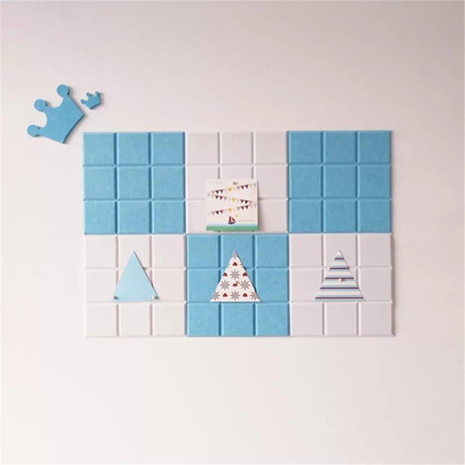 3D Self-adhesive Square Sticker Message Board ( Each Square )