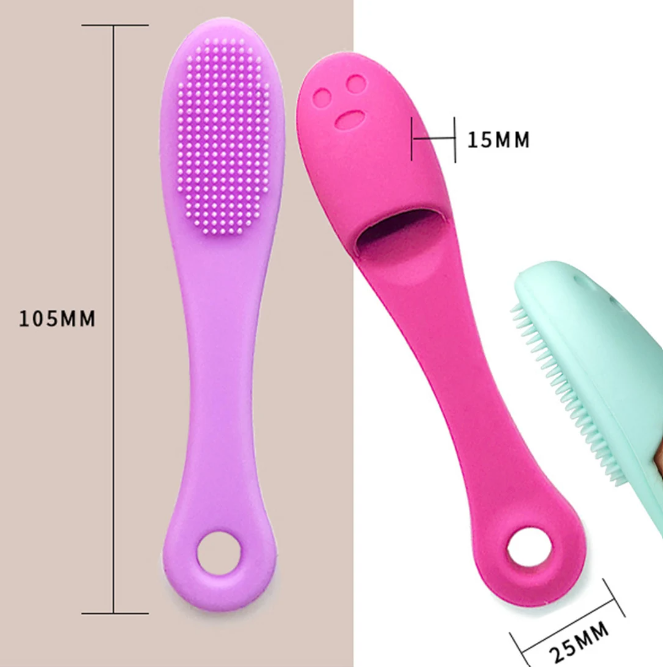 Silicone Face Finger Massager Brush